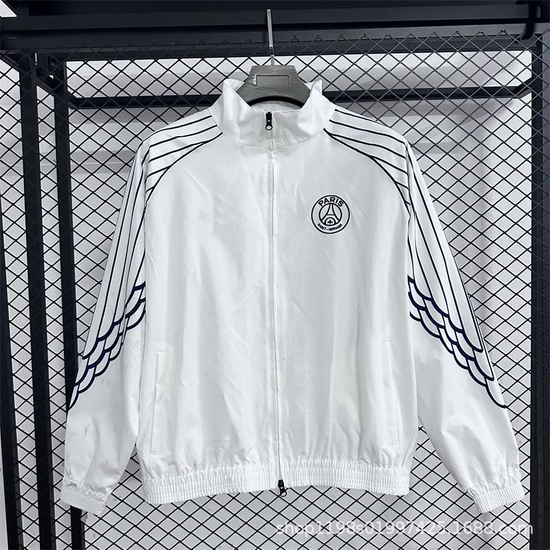 New 25-26 season football jersey trench coat appearance jersey training jersey Barcelona Paris Inter Chelsea jacket