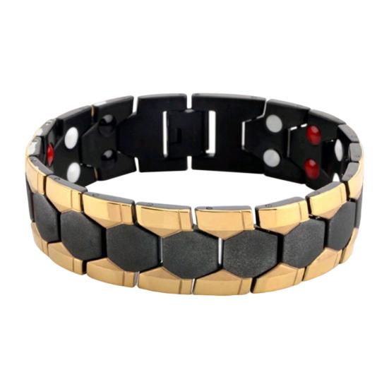 Men Bracelet Magnetic Durable Detachable Therapy Bracelet Daily Jewelry