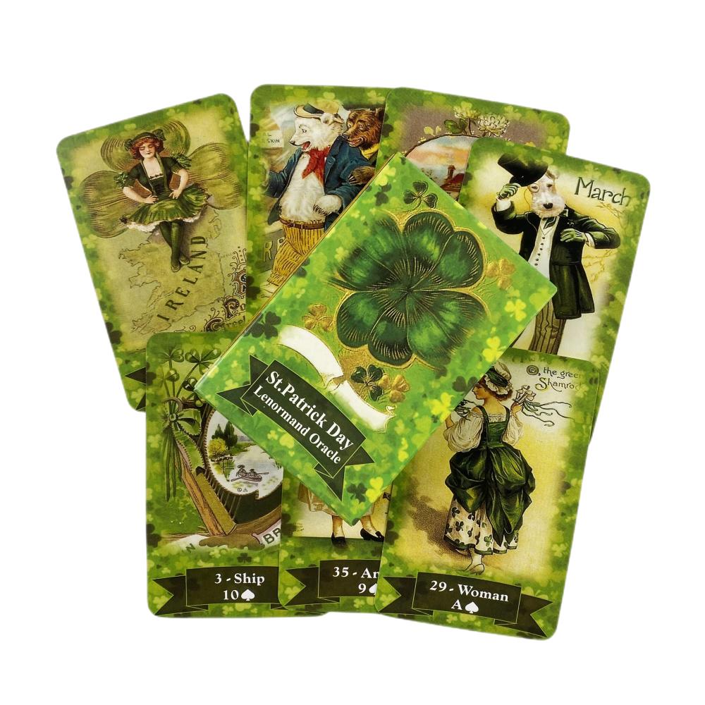 Reflet De Lune Lenormand Oracle Cards Tarot Divination Deck English Vision Edition Настольная игра для вечеринки