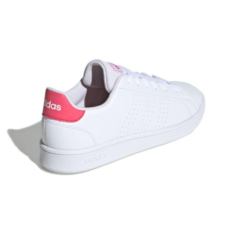Adidas Детские кроссовки Advantage J White Real Pink Cloud-White EF0211