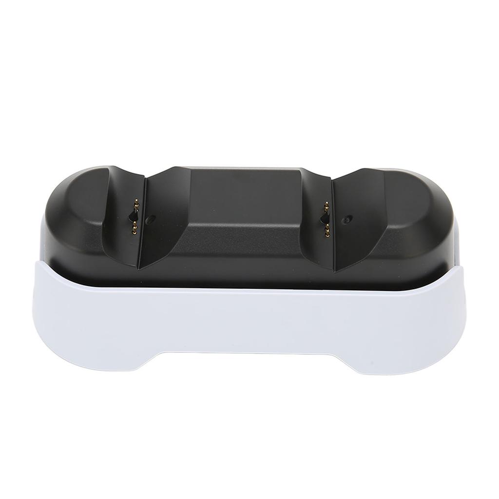 For PS5 Controller Charging Station Controller Dual Charging Dock for PS5 with LED Indicator White