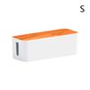 Cable Storage Box Power Strip Case Wooden Power Line Wire Management Organizer Anti-Dust Charger Socket Network Line Storage Bin