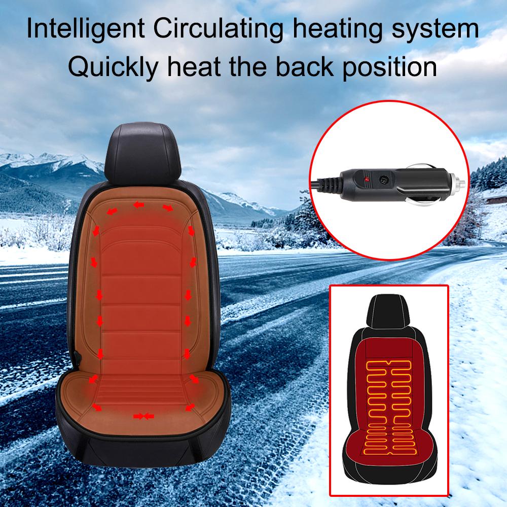 Electric Heated Automobiles Seat Cover Heater Warmer Car Seat Cushion Pad Seat Protector DC 12V Winter Supply