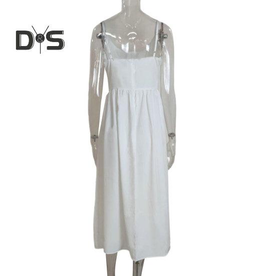 Женское вечернее платье с зауженной талией, без рукавов, с открытой спиной, с глубоким вырезом, плиссированное, А-силуэта, с большим подолом, в стиле принцессы, однотонное платье на бретелях, вечернее, выпускное, миди