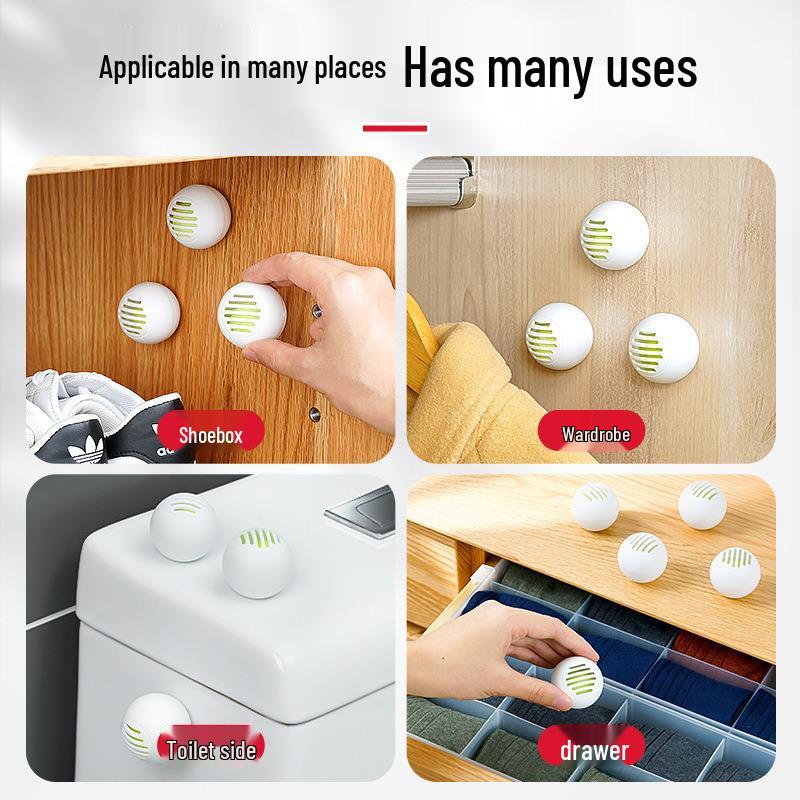 Shoe & Sock Deodorizer Ball: Odor Eliminator & Air Freshener for Cabinets & Indoors