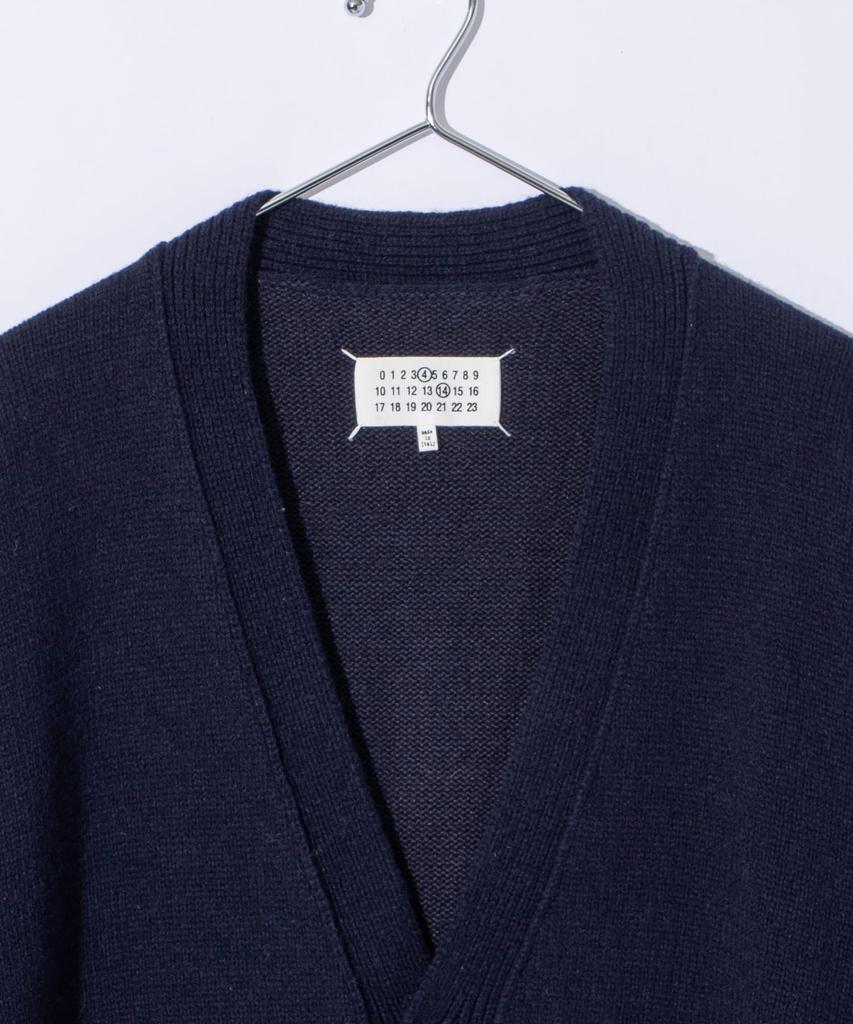 Maison Margiela Navy Cardigan SI1GP0003 S18064 Men's [Used]