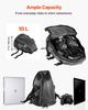 Motorcycle Tail Bag, 10 L Motorcycle Rear Seat Bag with Waterproof Rain Cover, Outdoor Sports Motorbike Luggage Storage Trunk Rack Backpack Handbag