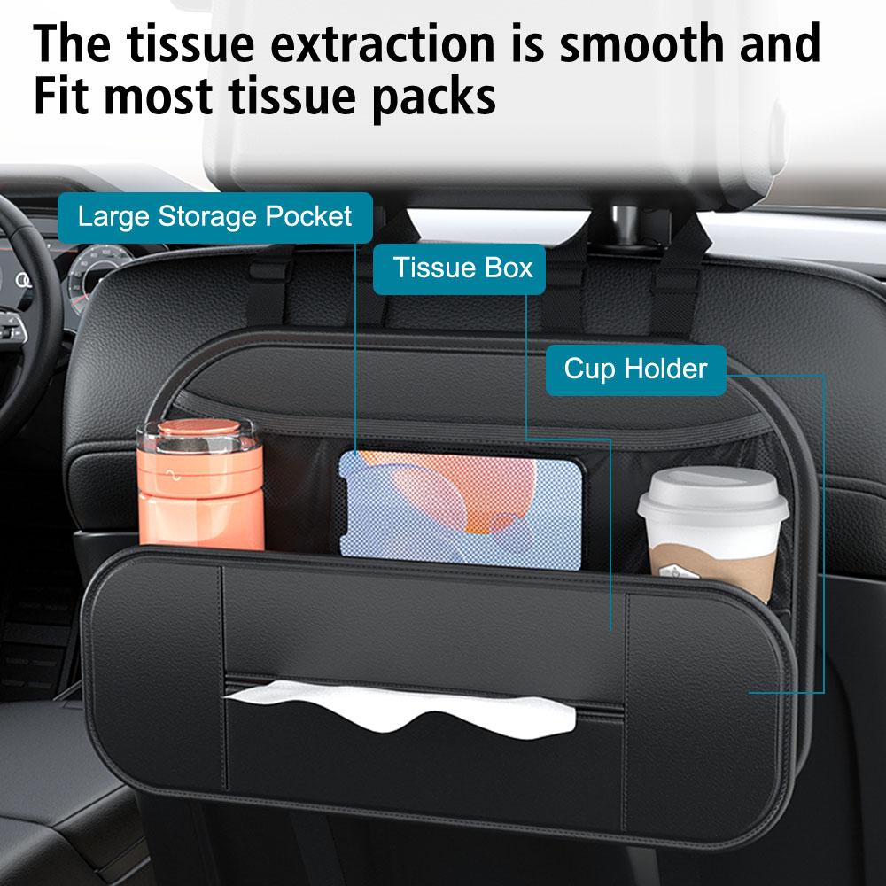 Backbox Storage Box For Car Truck SUV Van Auto Seat Back Pocket Car Seat Back Storage Bag Rear Seat Interior Products Waterproof