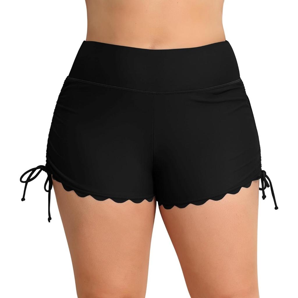 Charmleaks Женские шорты для плавания Шорты для купальника с высокой талией Шорты для плавания с нижней частью
