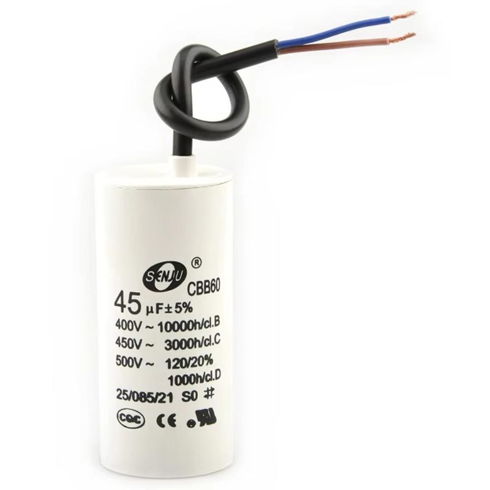 450V Motor Run Capacitor Round Water Pump Capacitor Reliable Washer Capacitor