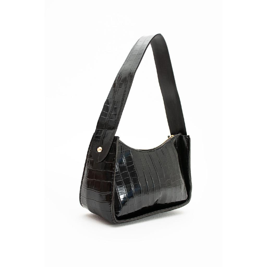 Women's 2 Pack Crocodile Patterned Baguette Bag Stylish Handbag Suitable For Daily Use