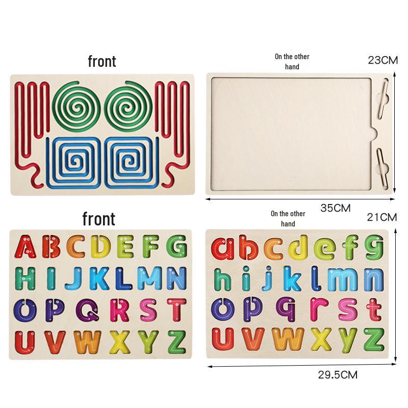 Деревянные крестики-нолики: Детская развивающая логическая игра для двух игроков