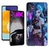 Чехол для телефона Arcane Jinx с аниме для Samsung A13 A22 A24 A32 A23 A25 A34 A35 A52S A53 A54 A55 A73 5G A12 A14 A15 A31 A33 A50 A51 A72