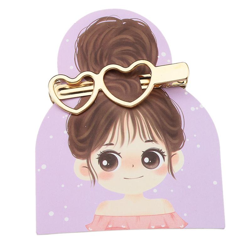 50Pcs Cute Girls Barrettes Display Cards Hair Clips Packing Paper Card For Diy Hair Accessories Retail Price Tags