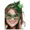 Smiffys Унисекс взрослые Shamrock Glitter St Patricks Day новинка очки