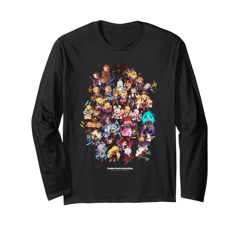 Granblue Fantasy Versus -Rising- Chibi Character Long Sleeve T-Shirt