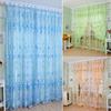 1pcs Creative Tulip Curtains Printing Tulle Bedroom Kindergarten Decorations