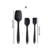 Silicone Cake Spatula Scraper Set Non-Stick Heat-Resistant Turners Spatulas Oil Brush Kitchen Baking Cooking Mixing Kitchenware