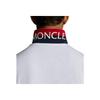 Moncler FW22 Color Logo Patch Short Sleeve Polo Shirt Men tops White H20918A7051084556001