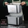 Stainless Steel Perforated Drain & Serving Pan