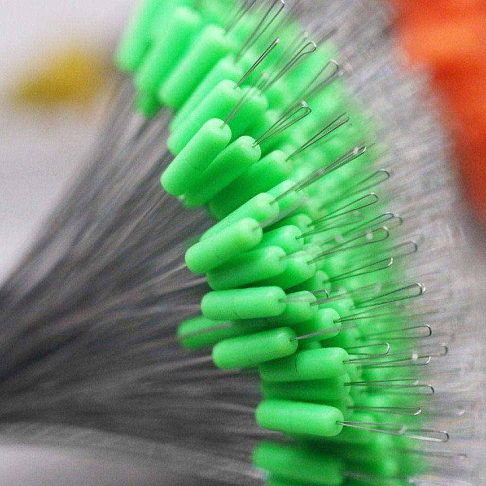 200pcs Float Rubber Bean Line Tackle Accessories Space Beans  Lakes Rivers Sea