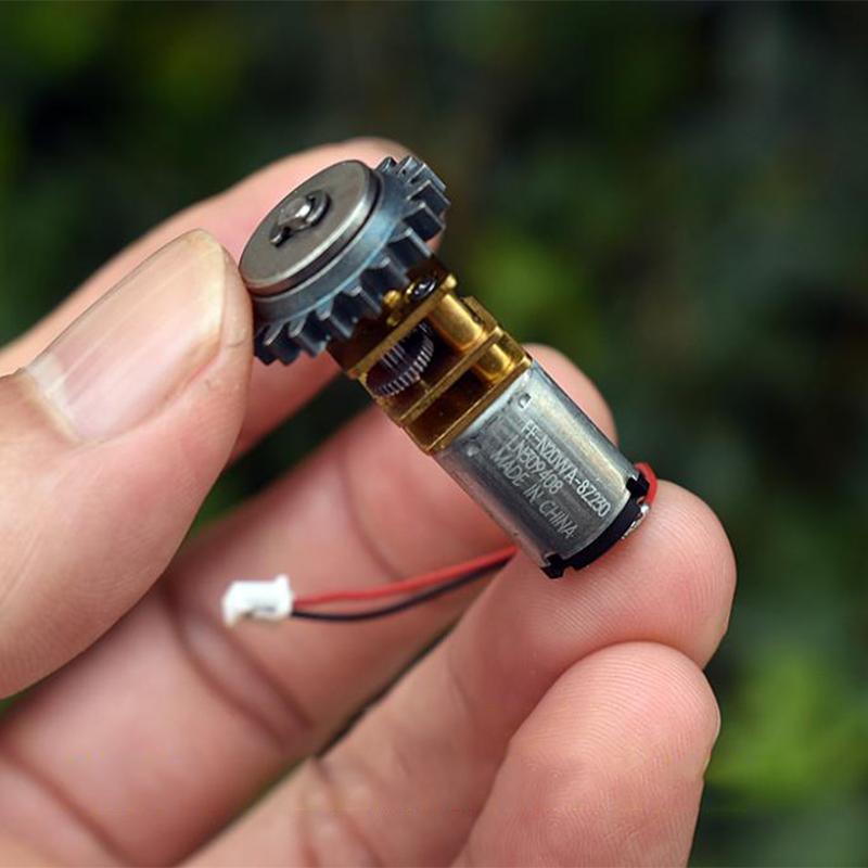 Ga12-N20 Mini 12Mm Full Metal Gearbox Gear Motor Dc 5V 6V 93Rpm-115Rpm Slow Speed Micro Gearbox Reduction Motor Diy Robot Car