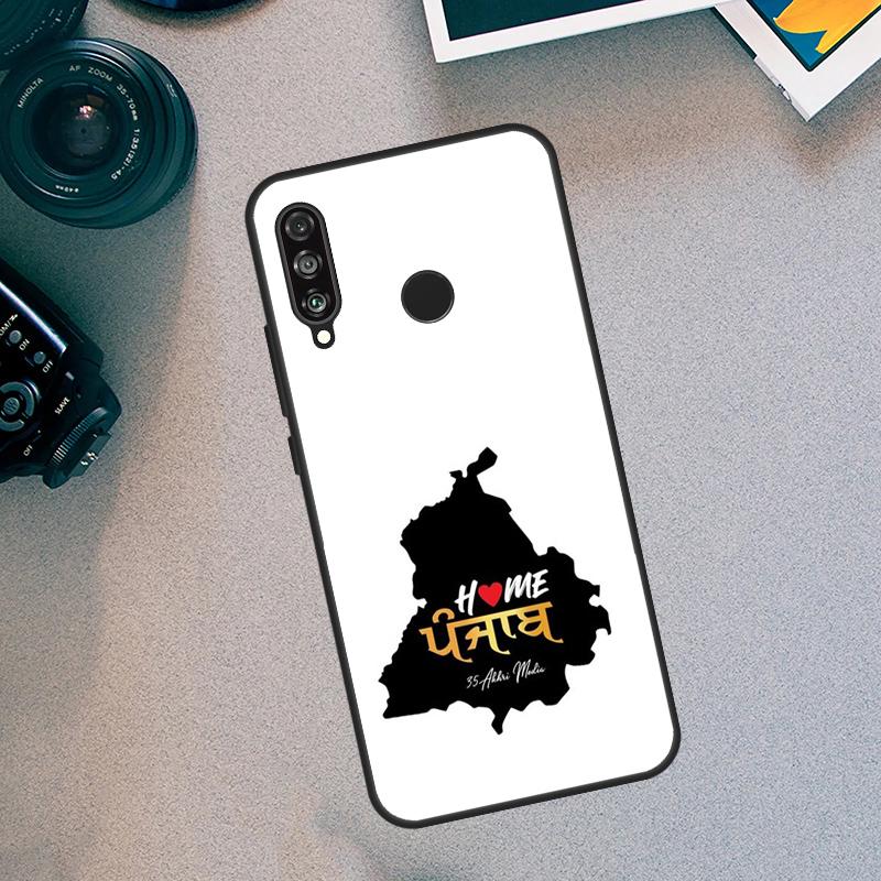 Контурная карта Пенджаба для чехла Huawei Nova Y70 Y91 Y72 Y73 Y60 Y90 Y61 8i 7i 11i 12i 12s 9 10 SE P20 P30 P40 Lite