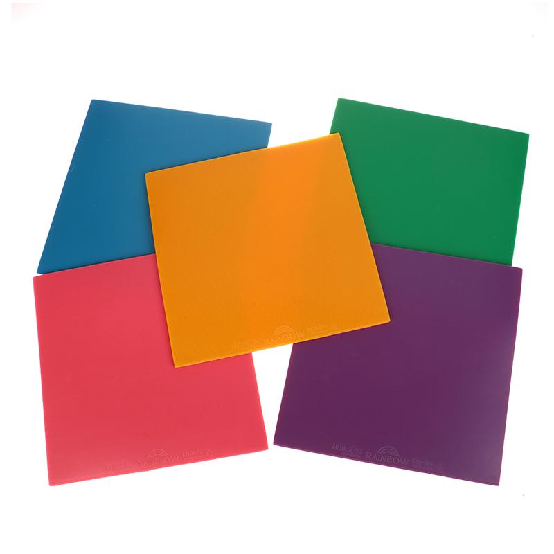 1 шт. Цветная радужная накладка для настольного тенниса, резина для пинг-понга с губкой высокой плотности 2,0 мм для тренировок