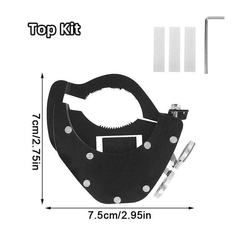 1pcs Motorcycle Cruise Control Throttle Lock Assist Handlebar Top/ Bottom Kit Universal For BMW Suzuki Yamaha Honda Speed Control