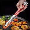 1 шт. Кухонные щипцы для еды из нержавеющей стали, щипцы для мяса для барбекю-гриля, нескользящие кулинарные пинцеты, инструменты для шведского стола, салата, стейка