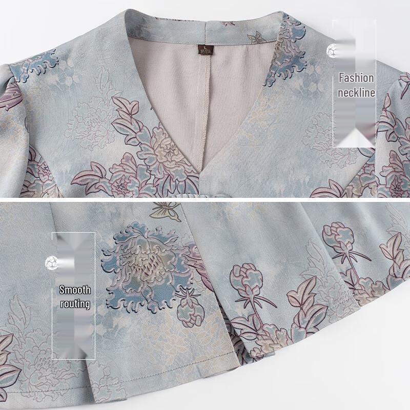 Yuzhaolin Women's Chinese Style Breathable Summer Top