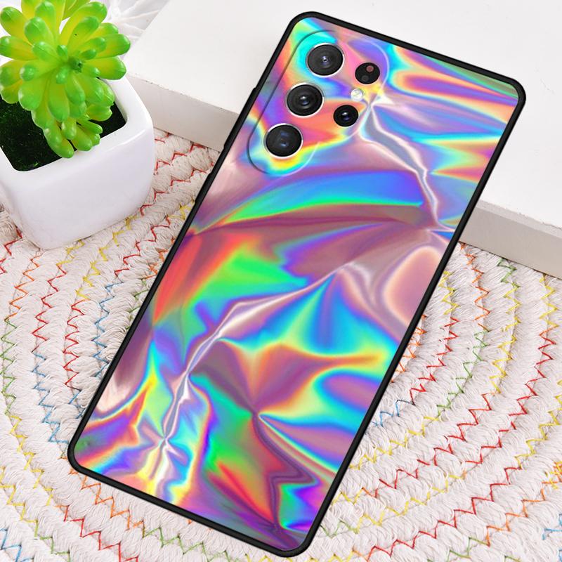 Голографический Dope Trippy Принт Силиконовый Чехол для Телефона Для Samsung Galaxy note 10 pro S26 S25 S24 S23 S22 S21 Plus Ultra Capa Чехол