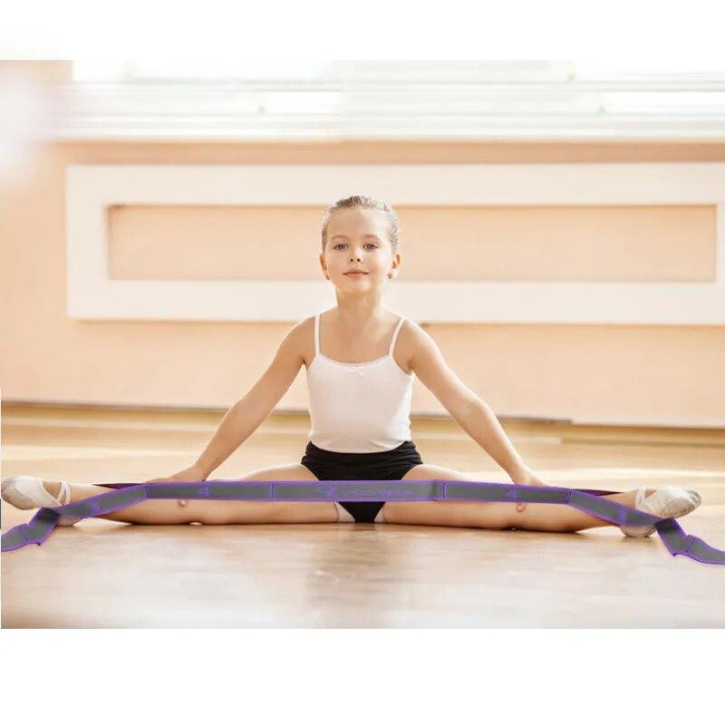 Ремень для йоги, полиэстер, латекс, эластичная лента для латинских танцев, петля для йоги, пилатеса, тренажерный зал, фитнес-упражнения, эспандеры