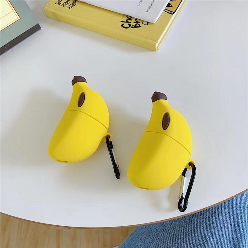 Three-dimensional banana for AirPods pro1 generation protective cover creative 1 generation pro1 generation apple bluetooth headset case
