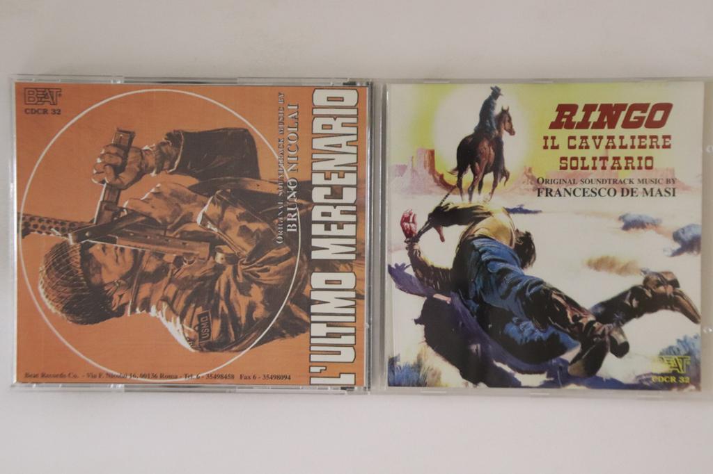 CD OST - Ringo Il Cavaliere Solitario / Una  CDCR32 BEAT 1996 Italy Soundtracks & Musicals Used