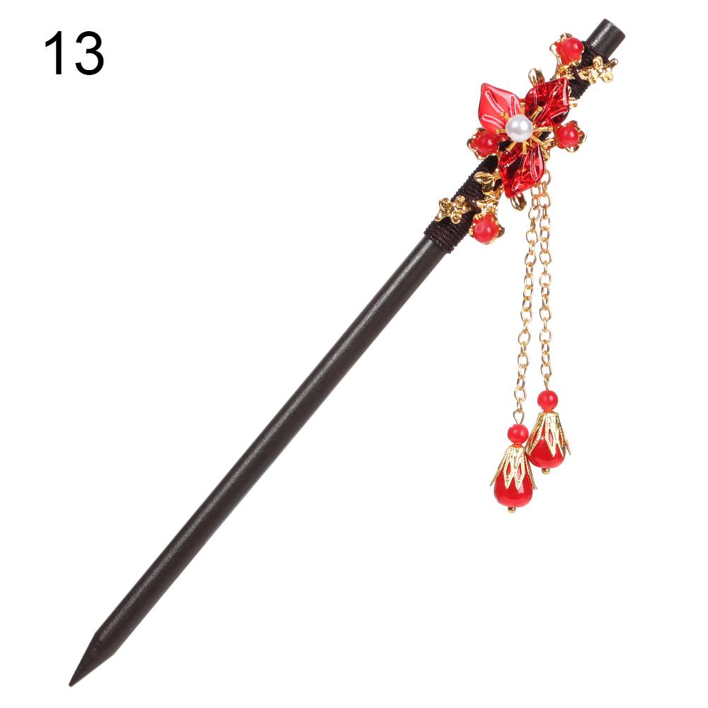 Эбеновые кисточки Ретро стиль Ручная работа Аксессуары для волос Палочки для волос Инструменты для укладки волос Заколка