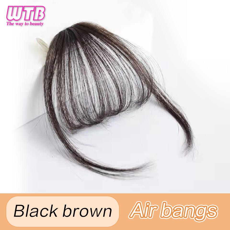 Накладные волосы с заколкой для наращивания, синтетическая накладная бахрома, натуральная накладная шиньон для женщин, на клипсе, кусок парика, бесшовная челка