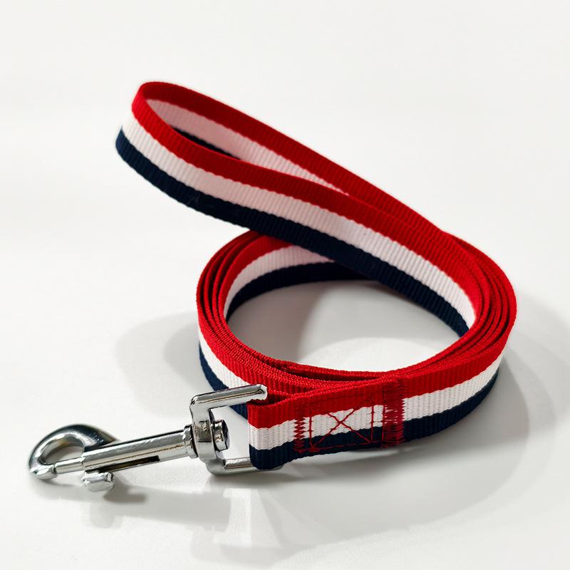 Pet polyester leash network yarn dog leash Golden Retriever Labrador medium and large dog out walking dog leash