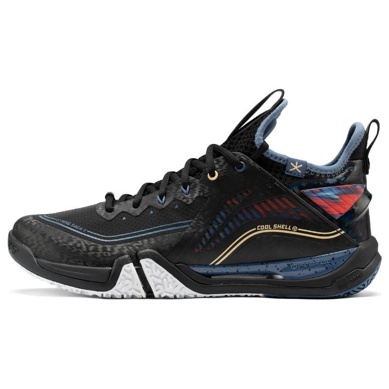Li Ning Saga Pro Текстиль, Синтетическая кожа Амортизация Устойчивость к скольжению Устойчивость к истиранию Низкие Бадминтонные кроссовки Мужские AYAT003-4