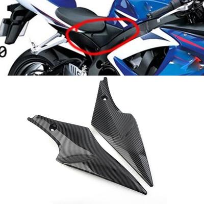 Карбоново-черные боковые панели обтекателя для бака для Suzuki GSXR600 750 2006 2007 K6 боковая панель обтекателя мотоцикла