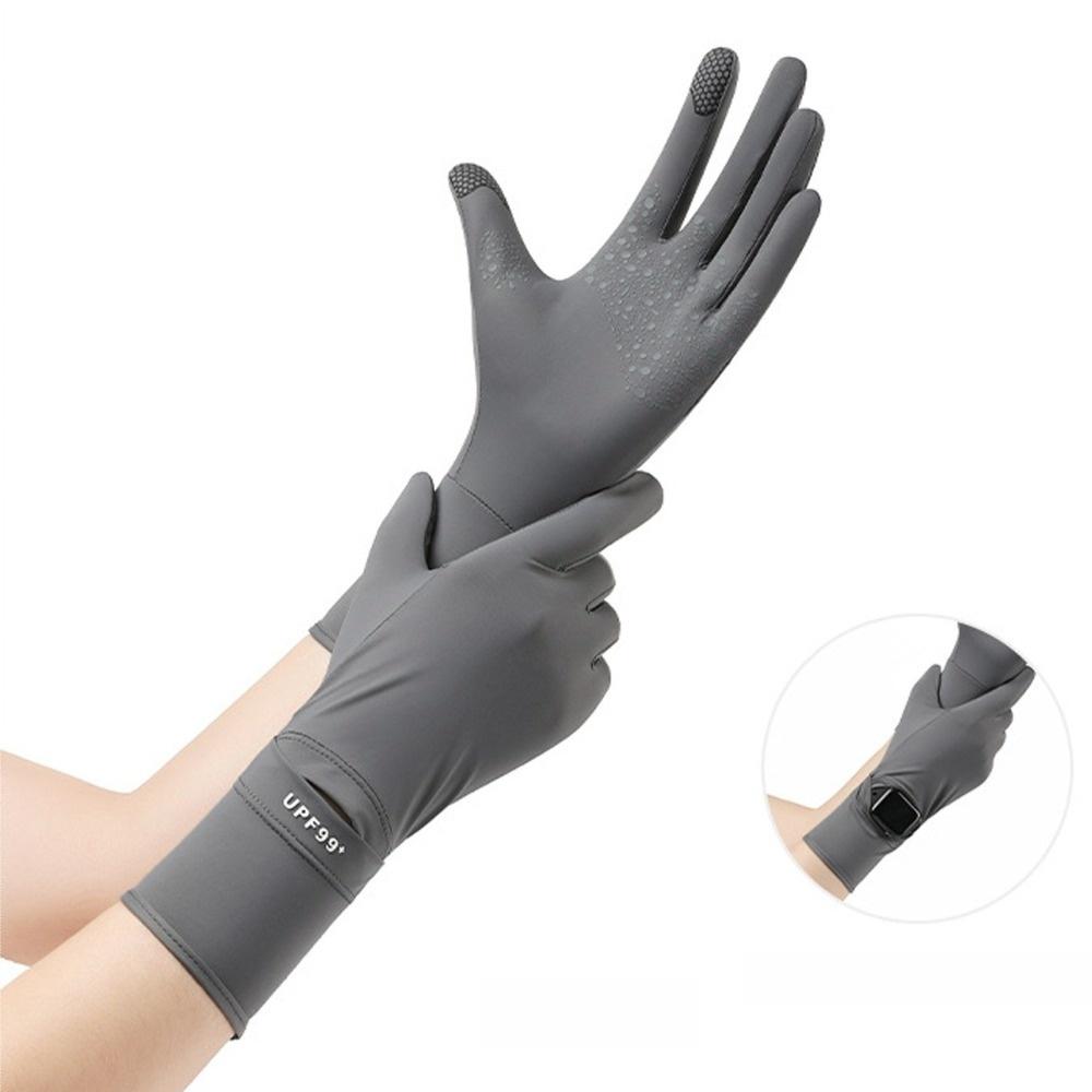 Ice Feeling Sunscreen Gloves UV Protection Cycling Gloves Fashion Driving Gloves