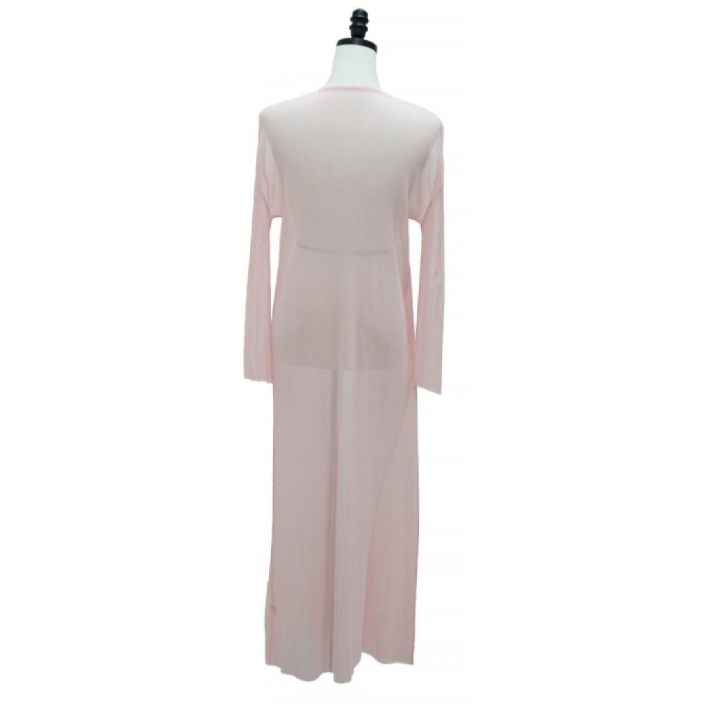 Shiz Madam Women S Sheer Pleated Long Cardigan J31576