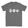 Мужские футболки Chiikawa Hachiware Usagi Cute Kawaii Vintage Cotton Tee Shirt Short Sleeve T Shirt O Neck Tops Plus Size