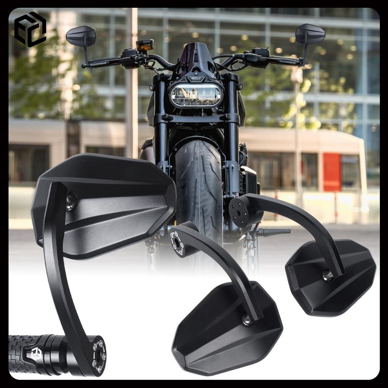 For Harley-Davidson Sportster S/ RH1250S / 1250S / Nightster 975 / RH 975 /CNC Motorcycle Bar End Rearview Mirror Aluminum Alloy
