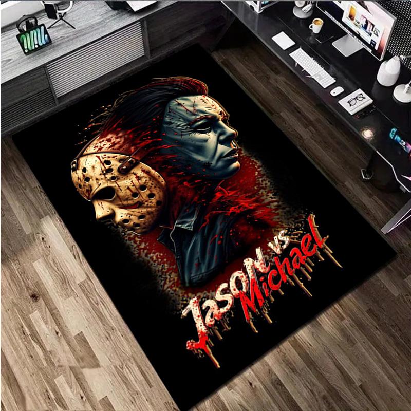 1Pc Jason Print Rug - home decoration Carpet For Living Room Bedroom Flooring Computer Chair Area Rug