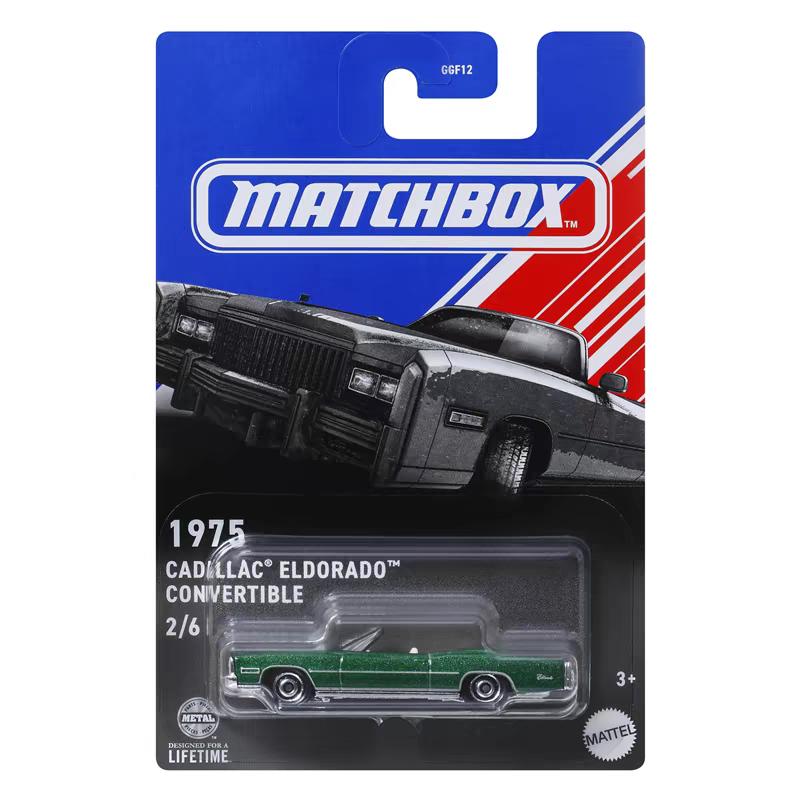Набор Matchbox GGF12D Muscle Cars Chevrolet Ford Cadillac Volkswagen 1:64 литых металлических модели транспортных средств, Игрушечный подарок для детей