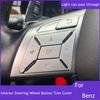 Steering Wheel Button Cover Trim For Mercedes W176 W246 W204 W212 W218 W166 R231