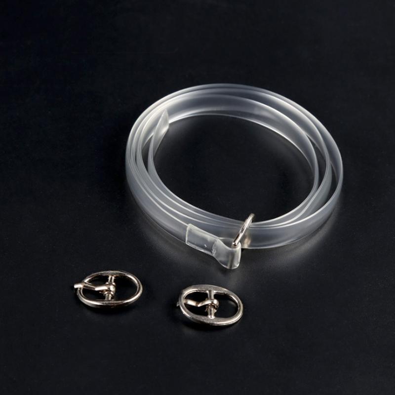 1 пара ремешков для обуви на высоком каблуке, сандалий, силиконовый невидимый ремешок для шнурков, прозрачные ремешки для обуви, для свободной обуви