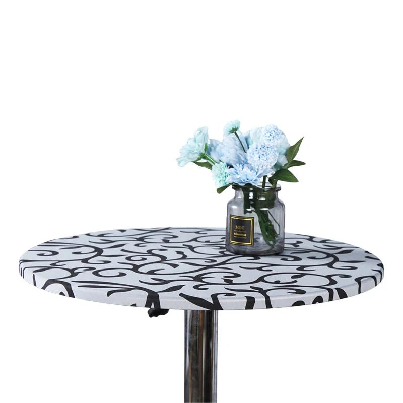 Круглая скатерть диаметром 60/70/80/90/100/120/150 см, скатерть для коктейльного стола, скатерть для кофейного бара, скатерть для свадебного стола, декор