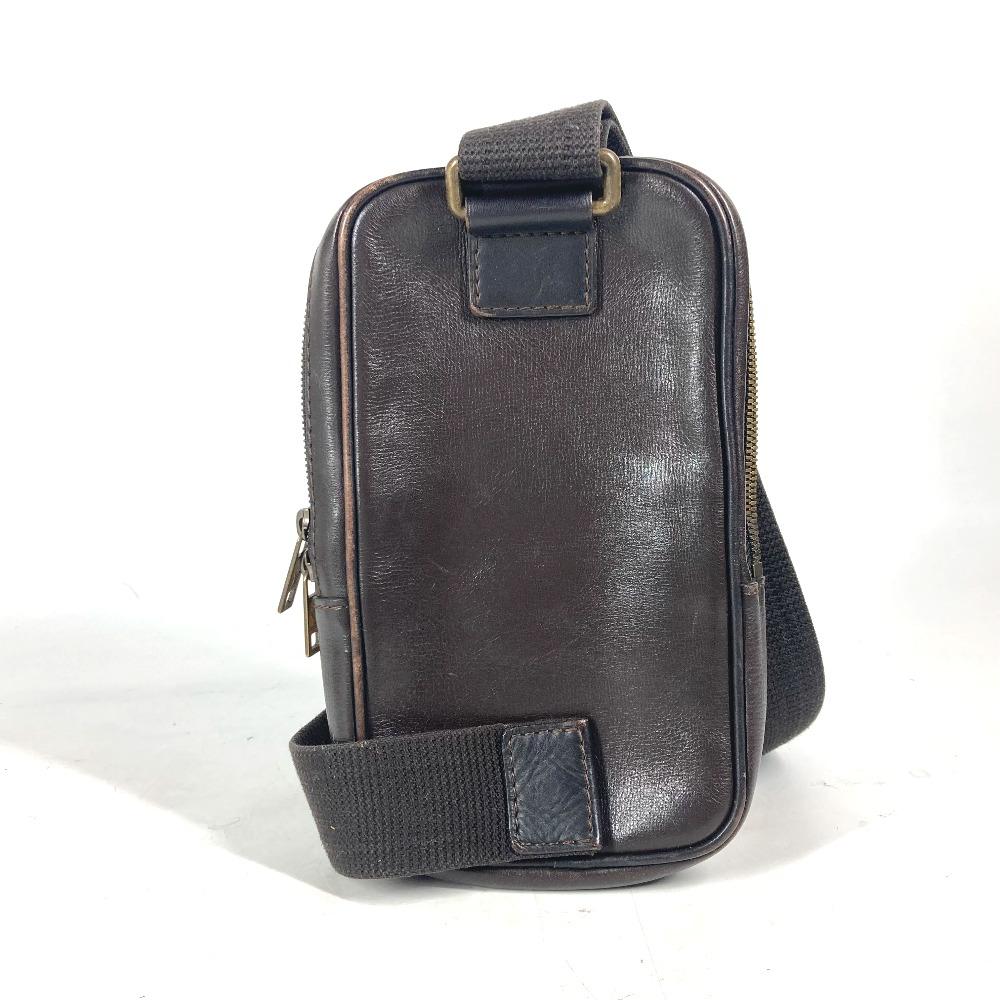 Louis Vuitton M92535 Поясная сумка-банан Utah Sui из кожи Utah Цвет: Cafe Brown